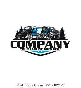 car offroad logo 4x4 logo