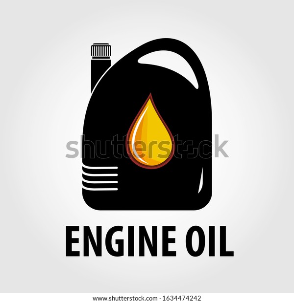 Car oil or Engine oil icon isolated object on\
white background