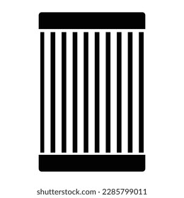 diseño de símbolo de representación de icono de filtro de aceite de coche