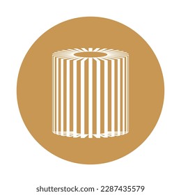 car oil filter icon vector illustration symbol design