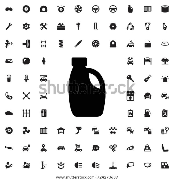 Car oil icon.\
set of filled car service\
icons.