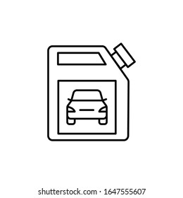 Car oil, car icon. Simple line, outline vector elements of driving school icons for ui and ux, website or mobile application