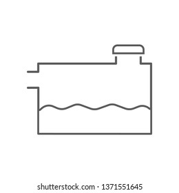 car oil level sign icon. Element of Car repear for mobile concept and web apps icon. Outline, thin line icon for website design and development, app development