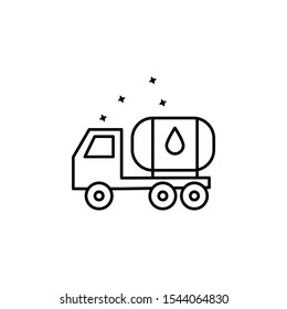 Car oil petrol icon. Simple line, outline vector of oil industry icons for ui and ux, website or mobile application