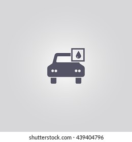 car oil service icon. car oil service sign