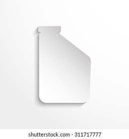 Car oil. Vector icon.
