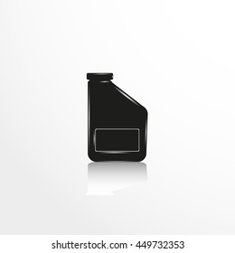 Car oil. Vector icon.