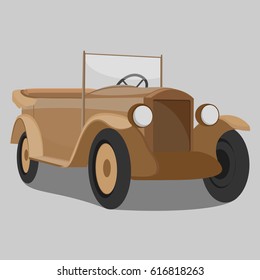 Car old illustration