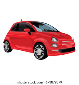  car on  background, vector illustration.