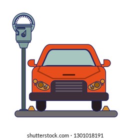 car on park zone