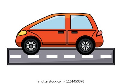car on the road