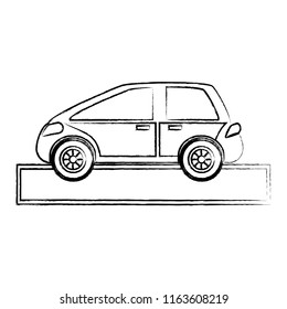 car on the road