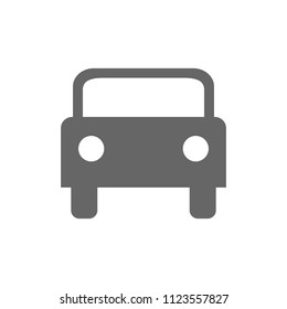 car on a white background vector art