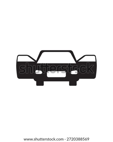 car open door icon, vector best flat icon.