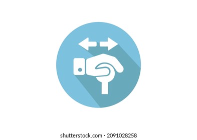 Car Operating lever icon illustration