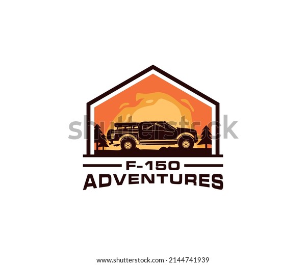 car outdoor\
adventures logo design\
illustration