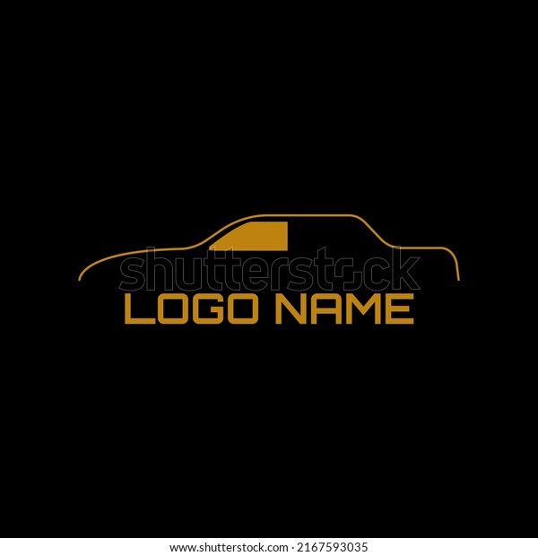 Car outlet logo with gold and black, simplicity
logo design vector