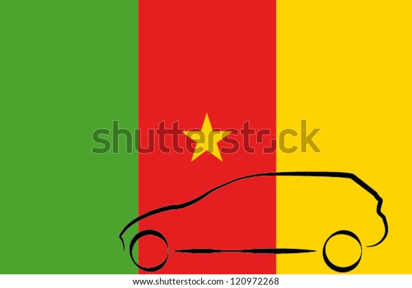 Car Outline Flag\
Cameroon