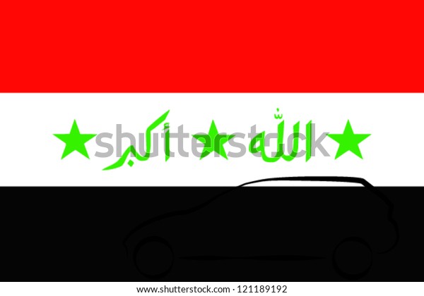 Car Outline Flag\
Iraq