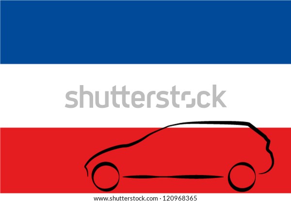 Car Outline Flag\
Yugoslavia