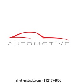 Car outline sign for your project