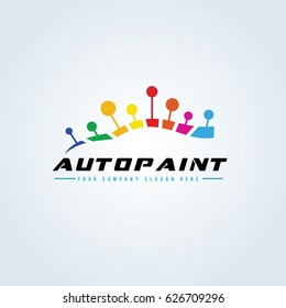 Car Paint , Automotive logo template