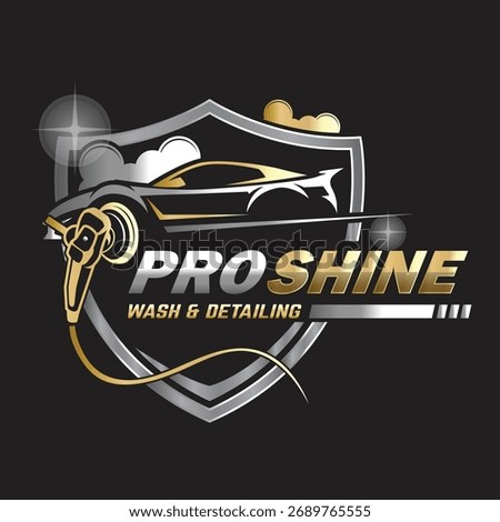 Car Paint and Detailing Logo Design Template. Suitable for Auto Salon Services Logo Business.