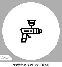 Car paint icon sign vector,Symbol, logo illustration for web and mobile