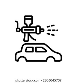 Car Paint icon in vector. Illustration
