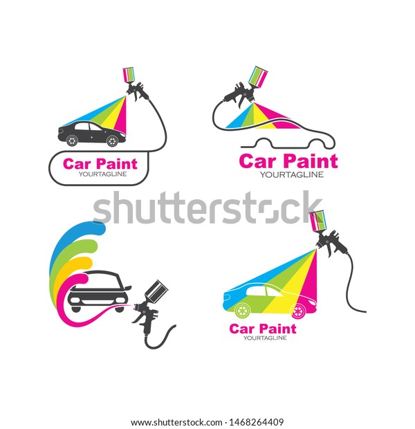 car paint\
logo icon illustration vector design\
