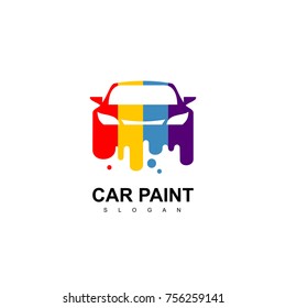 Car Paint Logo, Shop Painting Icon