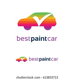 Car Paint Logo Template Design