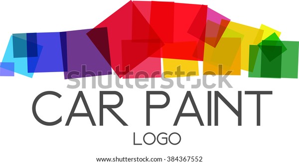 Car Paint Logo Vector Stock Vector (Royalty Free) 384367552