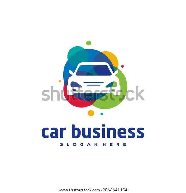 Car paint logo vector template, Creative Car\
logo design concepts