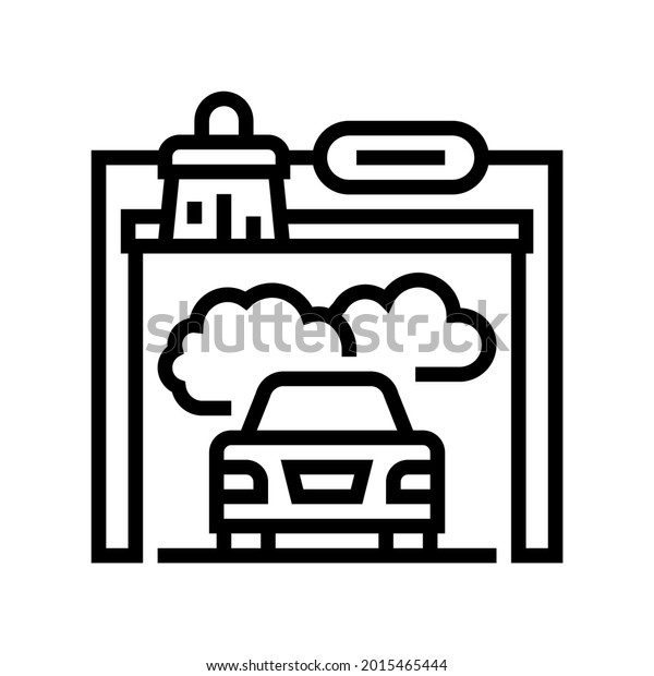 car painting\
services line icon vector. car painting services sign. isolated\
contour symbol black\
illustration