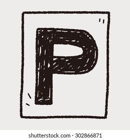 car park doodle