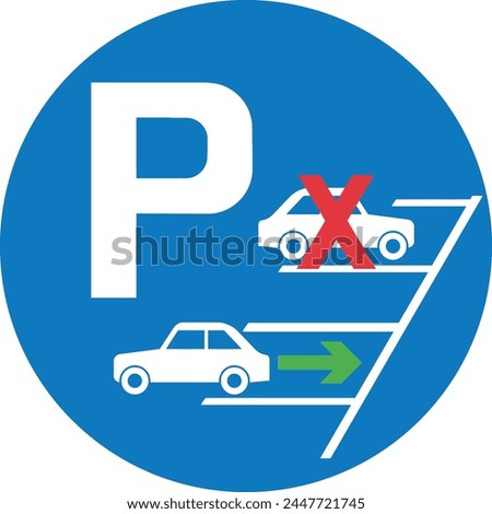 Car park Vehicle Reverse Parking Signage