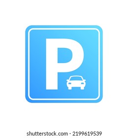 Car Parking Color Vector Icon Stock Vector (Royalty Free) 2199619539 ...