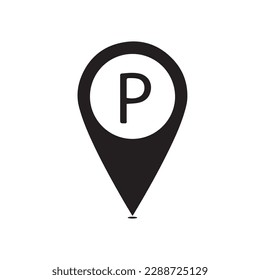 Diseño gráfico de estacionamiento de automóviles, ilustración vectorial