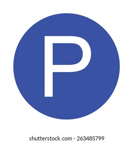 Car Parking icon great for any use. Vector EPS10.
