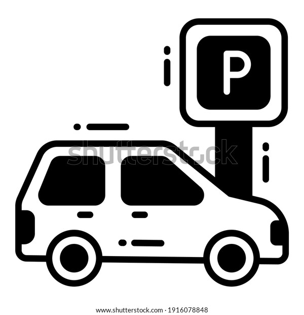 Car Parking Icon Related Map 600w 1916078848 
