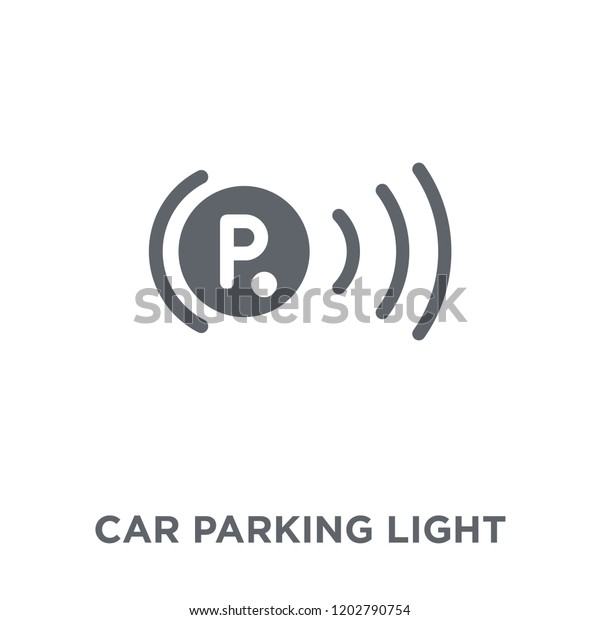 car parking light icon. car parking light\
design concept from Car parts collection. Simple element vector\
illustration on white\
background.