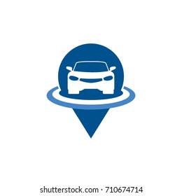 Car Parking Logo Template Design