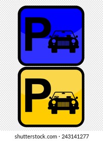 Car parking sign