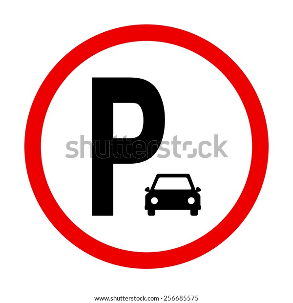 Car parking sign,\
vector illustration