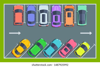 471 Cars parked in a row Stock Illustrations, Images & Vectors ...