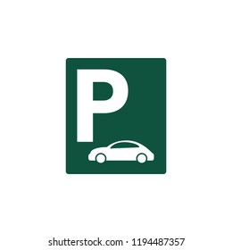 Car Parking Vector Icon
