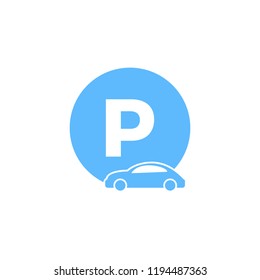 Car Parking Vector Icon