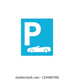 Car Parking Vector Icon