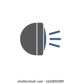 Car part icon on background for graphic and web design. Creative illustration concept symbol for web or mobile app.